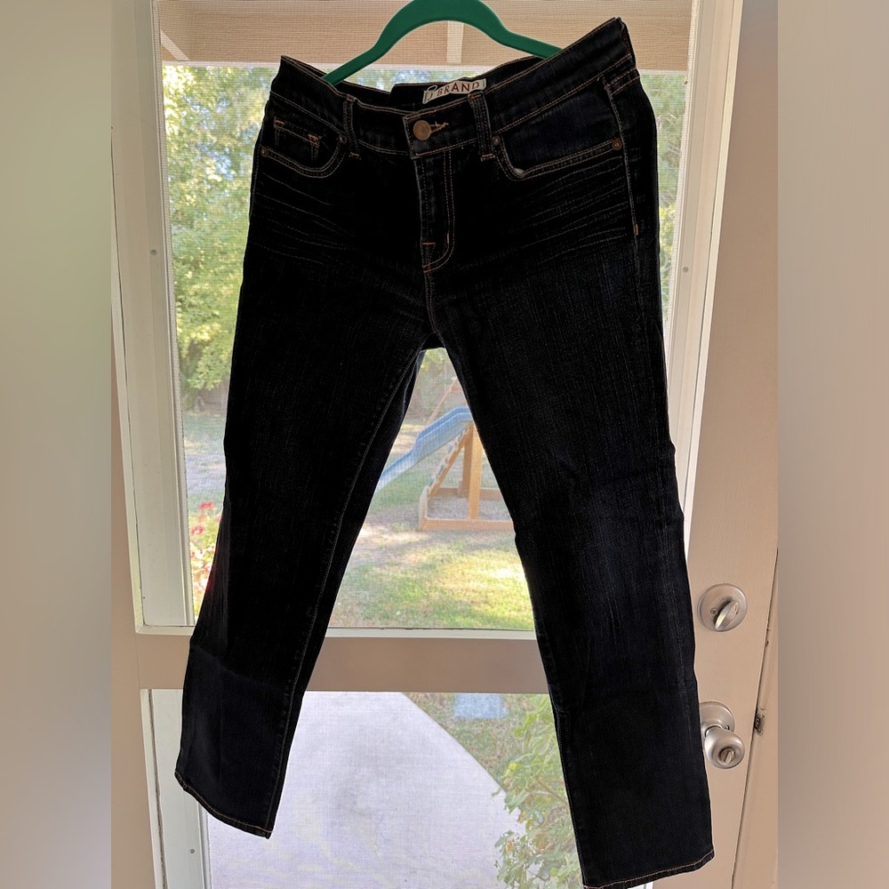 J Brand dark wash straight leg crop size 29